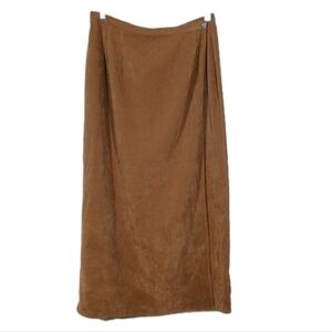 Vintage Velvet Wrap Skirt Large